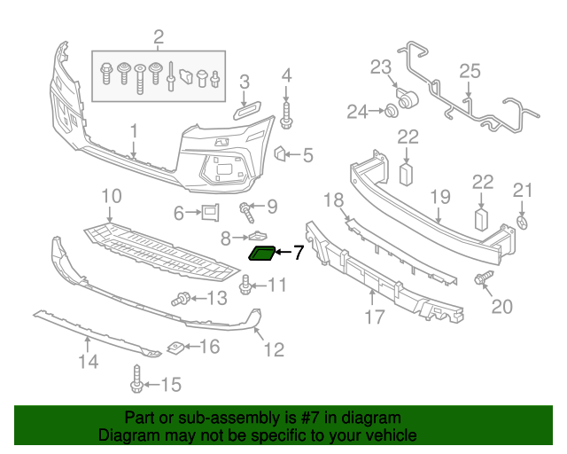 16 17 Audi Cap 8u0 955 276 E Gru Audi Usa Parts
