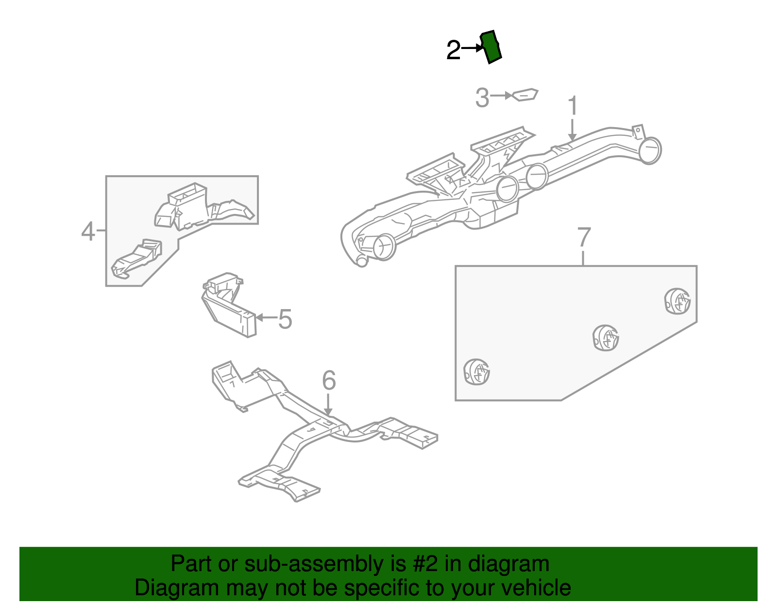 Instrument Panel Air Duct Air Temperature Sensor - GM (12160947)