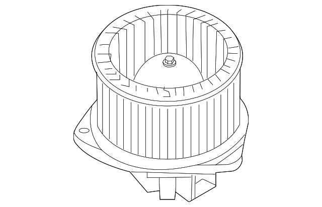 Heating and Air Conditioning Blower Motor with Wheel - GM (95978693)