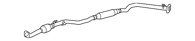 Converter & Pipe - Toyota (17420-0D170)