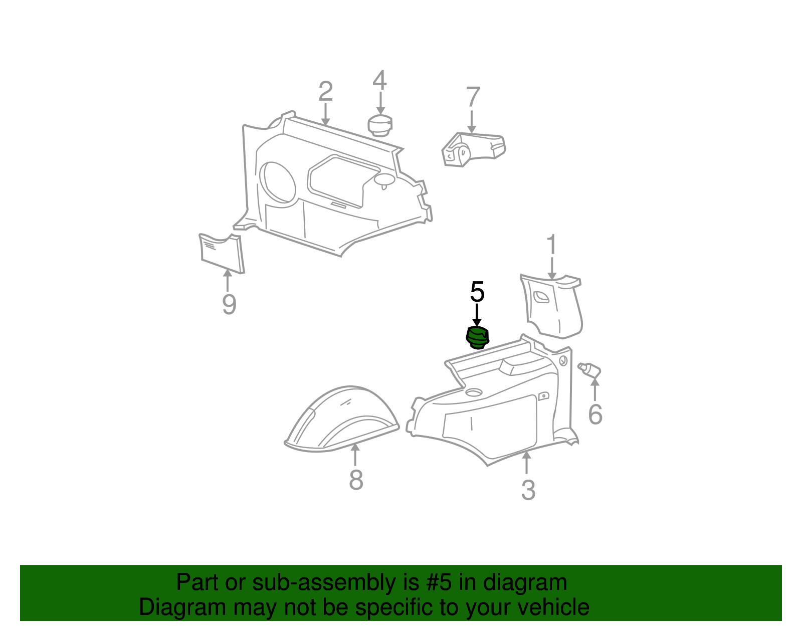Cup Holder - GM (88934903)