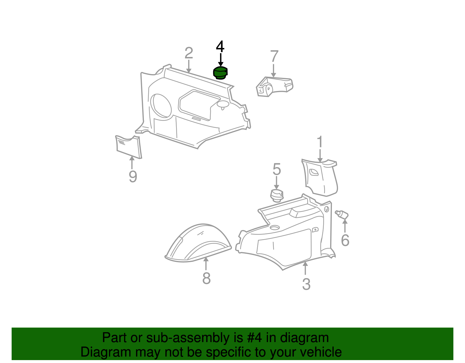 Cup Holder - GM (88934902)