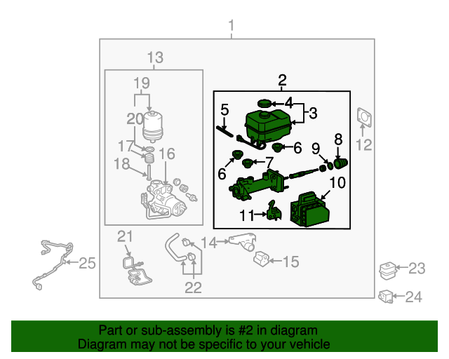 20042008 Toyota 4Runner Master Cylinder 4702535070 Toyota Parts Center