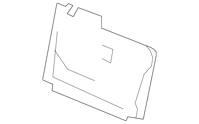 Rear Driver Side Seat Back Frame (19127613)