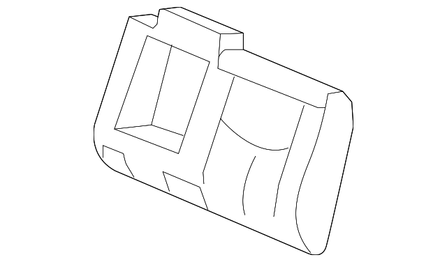 Pad, R/Seat Black Cushion (19127614)