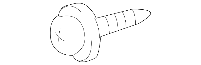 Rocker Molding Screw - Scion (90168-A0003)