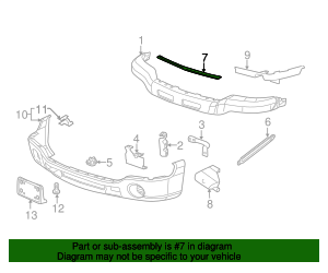 15098996 - Center Filler 2003-2007 GMC | GMPartsNow