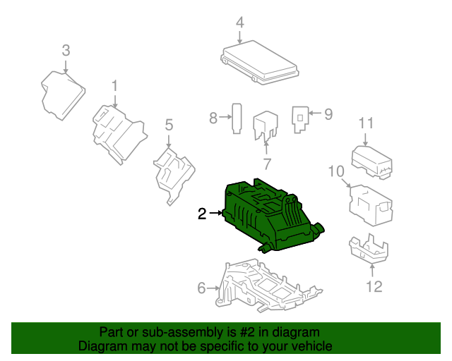 8274160040 Fuse & Relay Box 20102023 Lexus GX460 Longo Lexus Parts