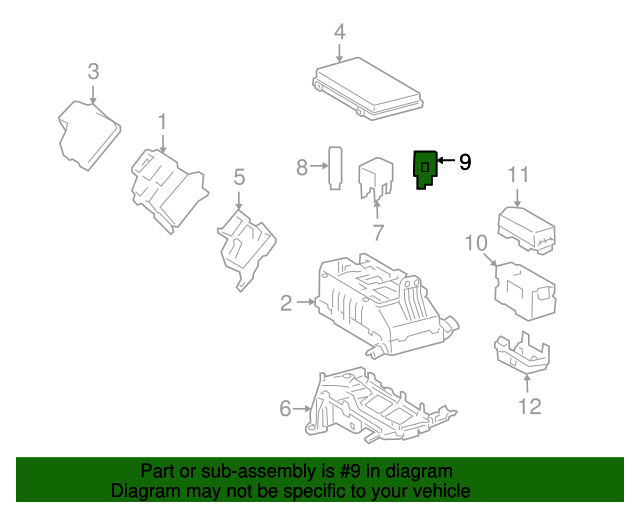 20062023 Lexus Fusible Link 9098208286 Genuine Lexus Parts