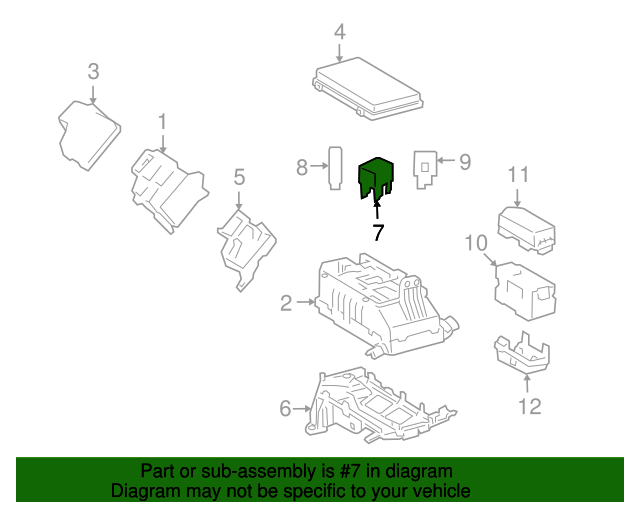 20082023 Lexus A/C Clutch Relay 9098702028 SSL Parts