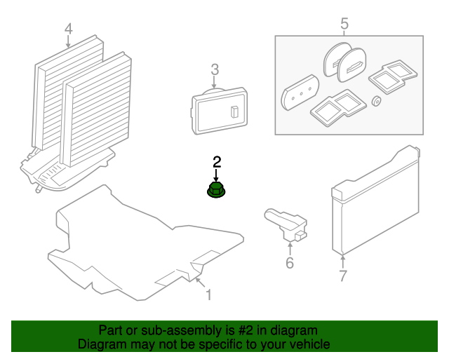 Genuine BMW 51711934930 Auxiliary Heater Cap FREE Shipping on