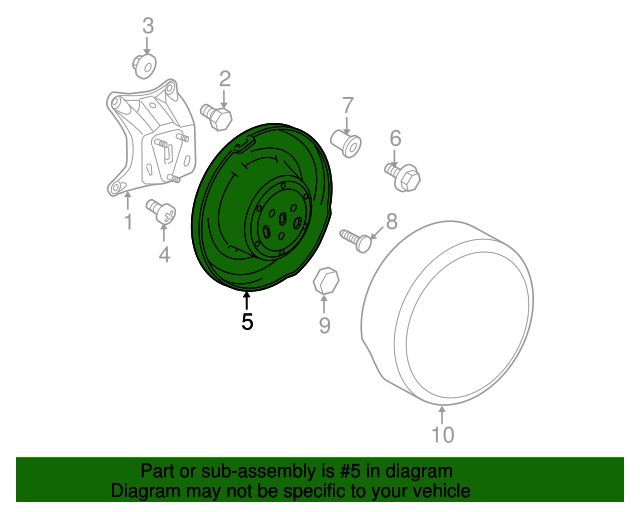 PT21842121AA 20062012 Toyota Spare Tire Cover RAV4 Cheapest