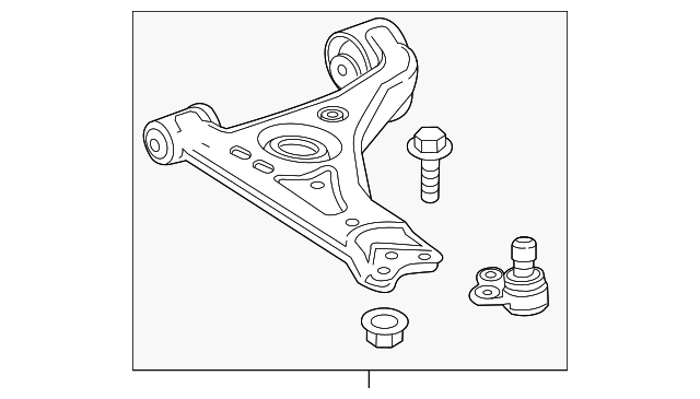 Front Passenger Side Lower Control Arm - GM (95328051)