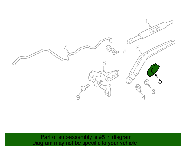 20172020 GMC Acadia Wiper Arm Cap 22999414