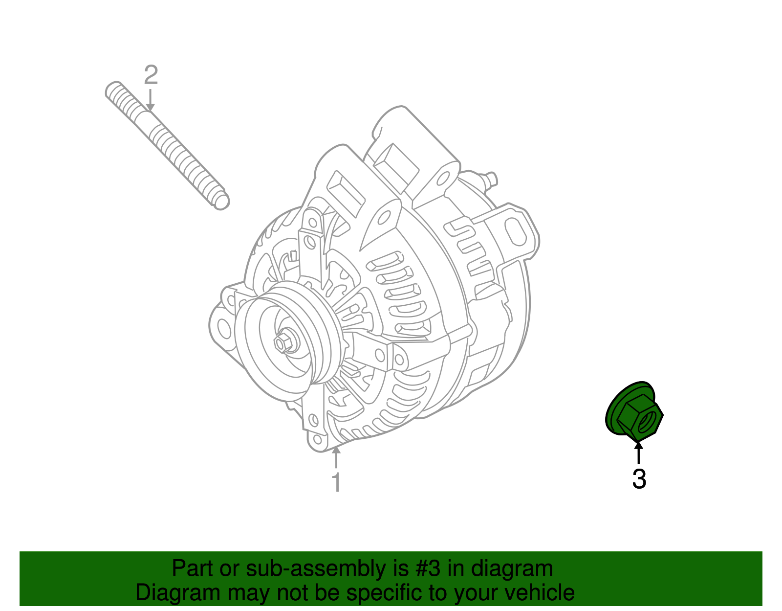 Multi-Purpose Nut - GM (11514597)