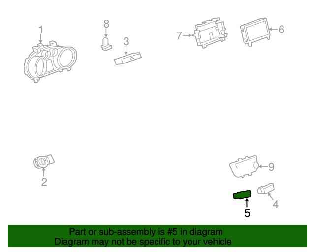95201638 GM Cocoa MultiFunction Switch GM Parts Store