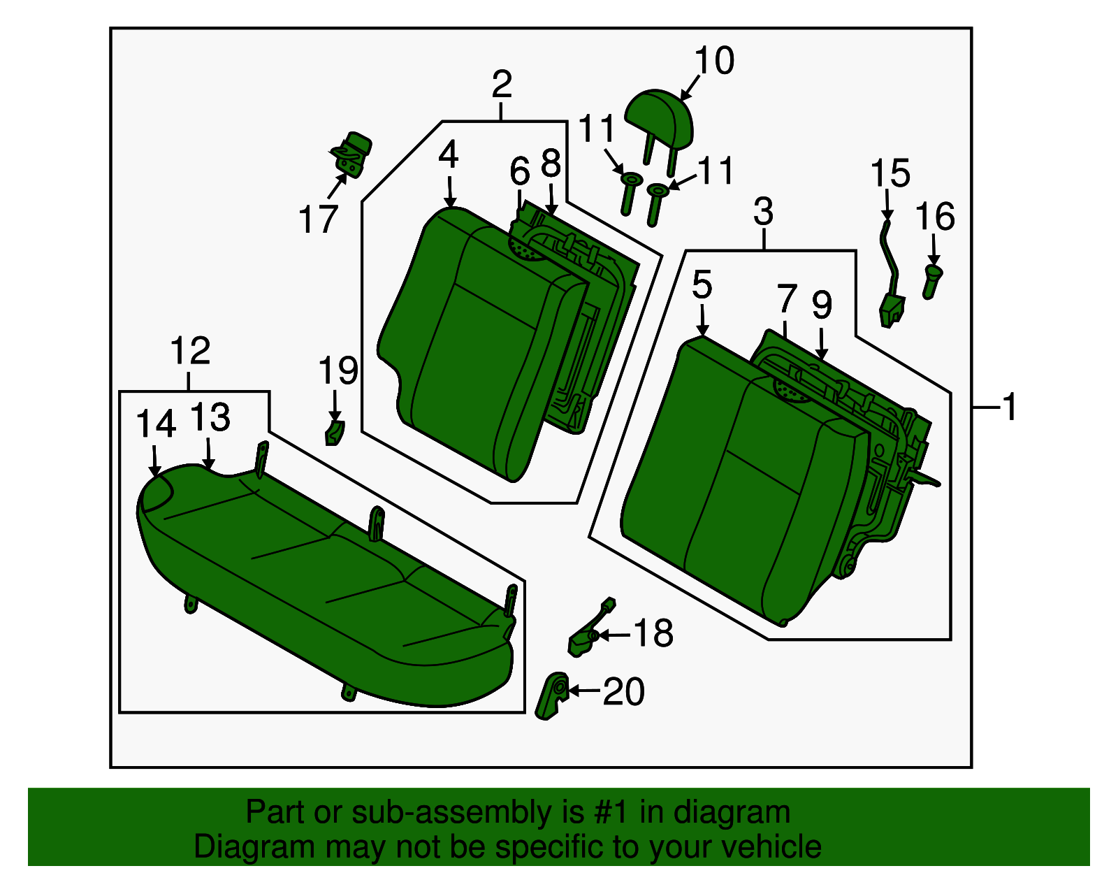Seat - GM (96807461)