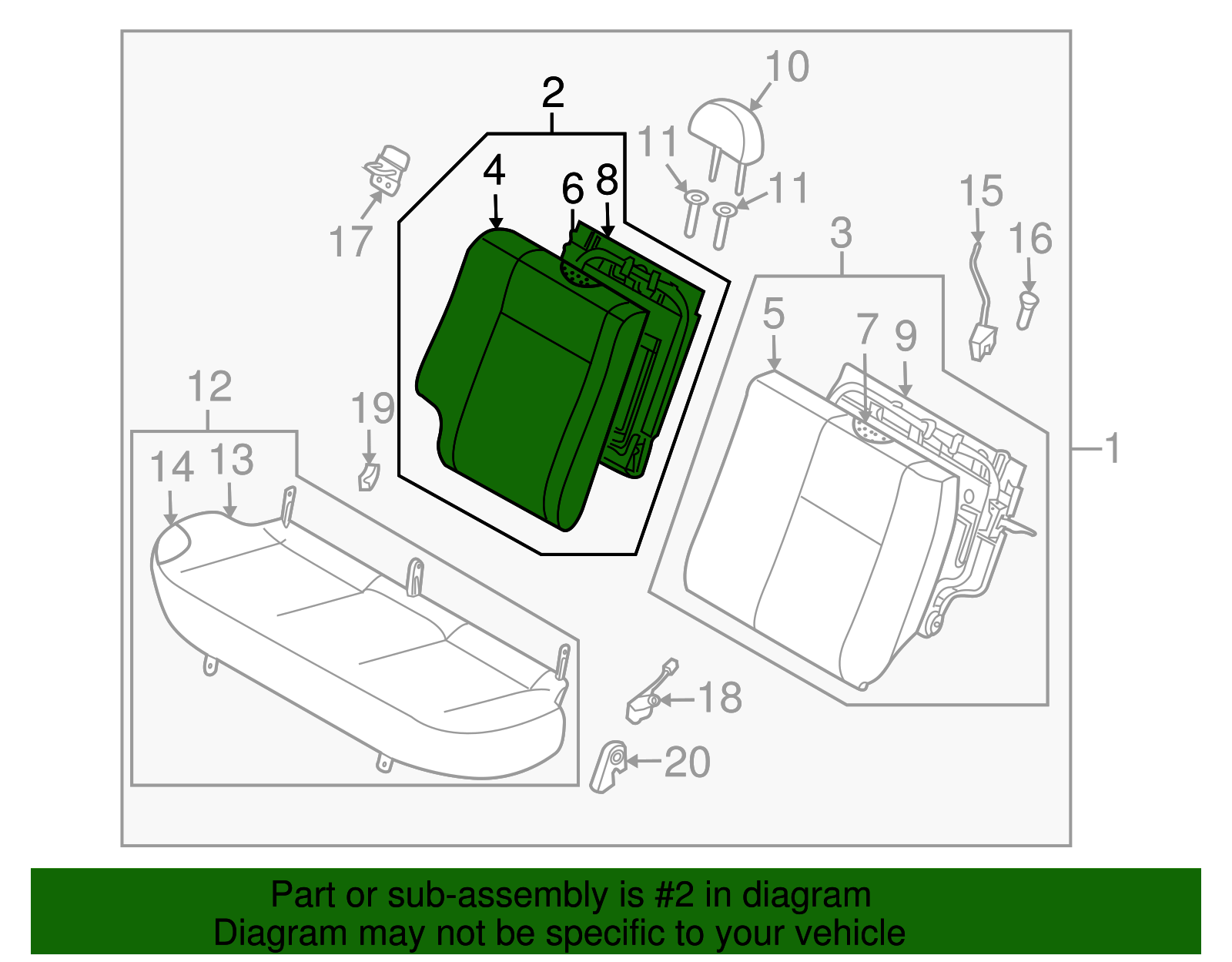 F Seat - GM (96890431)