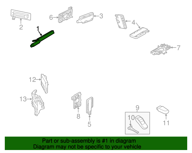 991-637-133-02 - Sensor Module Delaware Porsche Parts 