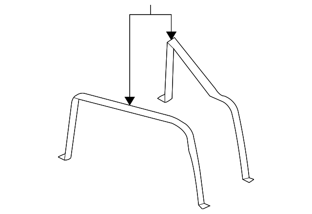 Battery Hold Down Frame - Volkswagen (7L6-915-307-A)