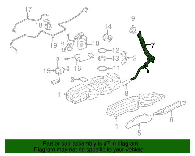 20052016 Land Rover Fuel Filler Neck LR077754 OEM Parts Online