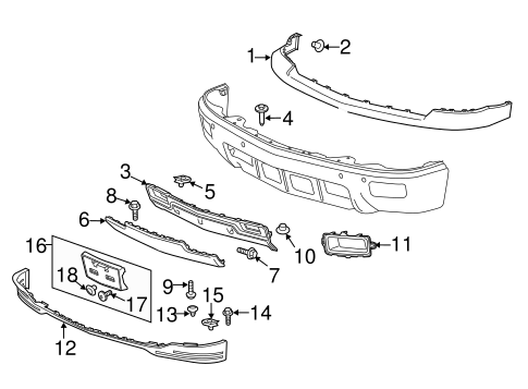Front Upper Bumper Cover For 2014-2015 Chevy Silverado 1500 – Textured Plastic, GM1014112C
