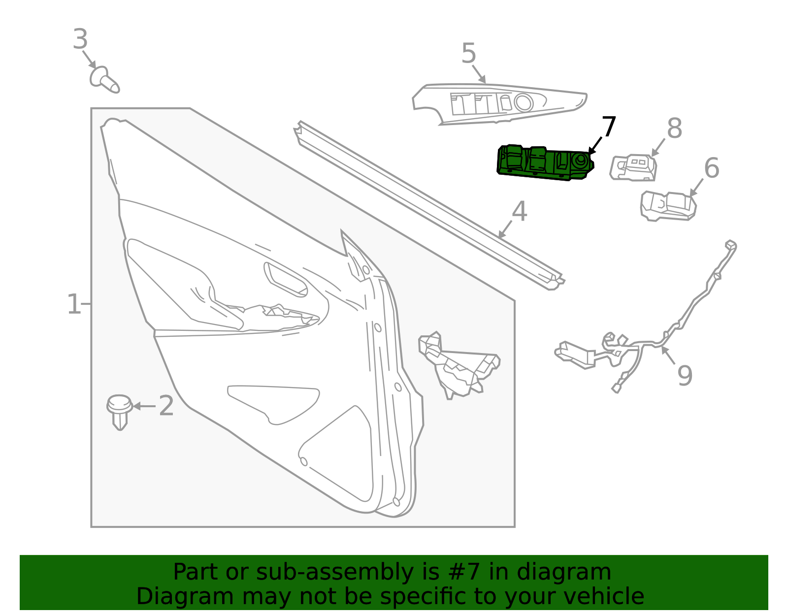 Window Switch - Toyota (84820-WB005)