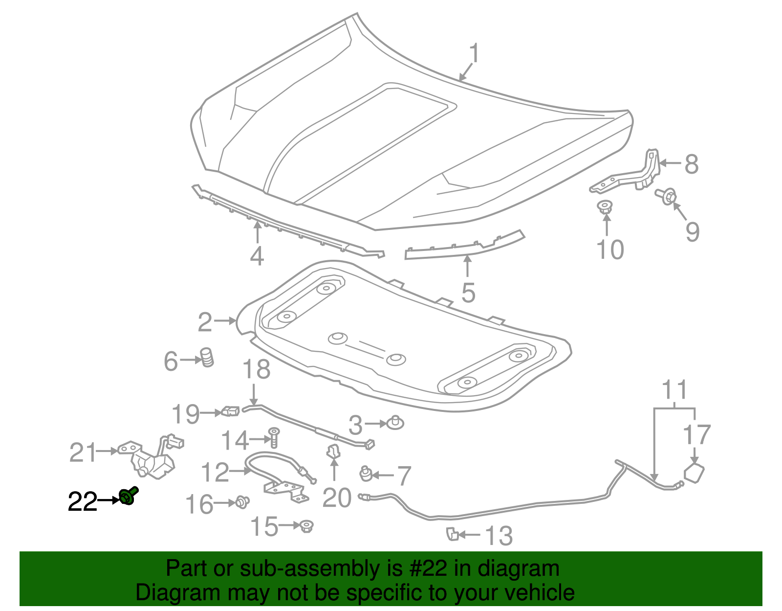 Multi-Purpose Bolt - GM (11548646)