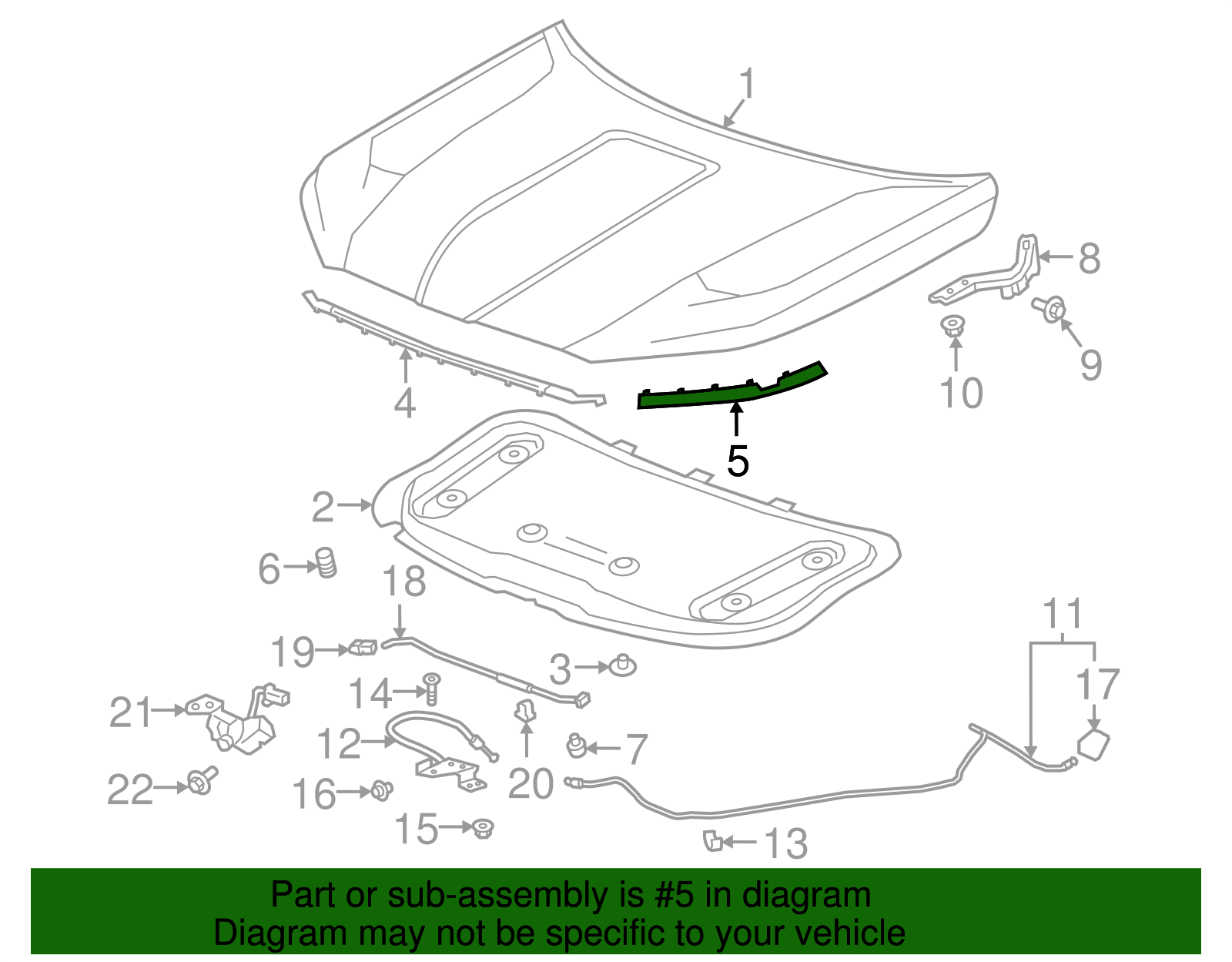 Side Weather-Strip - GM (84467594)