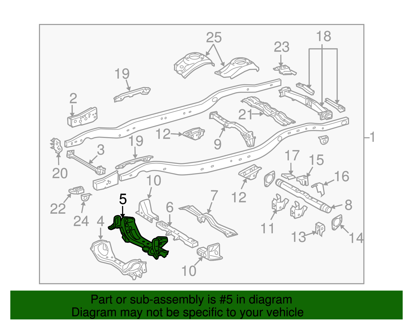 Engine Cross-Member - Toyota (51202-60291)