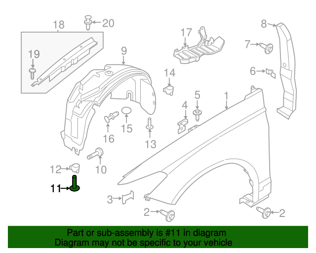 20132023 Ford OEM Door Interior Trim Panel Screw W716195S450B OEM