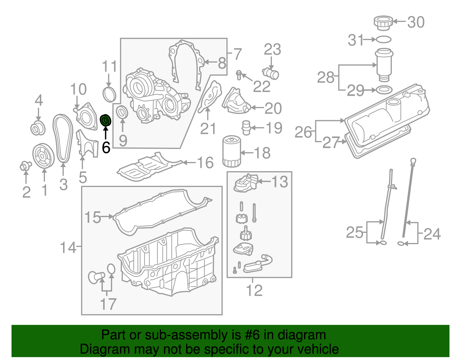 Crankshaft Sprocket - GM (12568125)