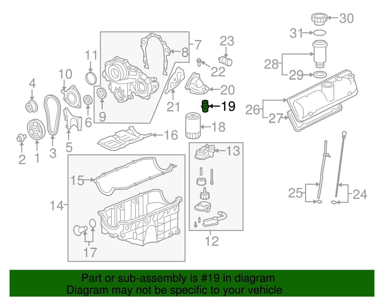 Oil Filter Fitting - GM (24575062)