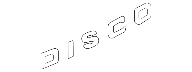 Genuine OEM Nameplate Part# LR174365 Fits 2015-2023 Land Rover  