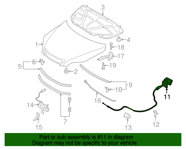 20042009 Mazda 3 OEM NEW 20062009 Mazda 3 Hatchback Hood