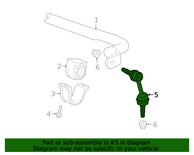 20212024 GM Front Stabilizer Shaft Link 84738011 GM