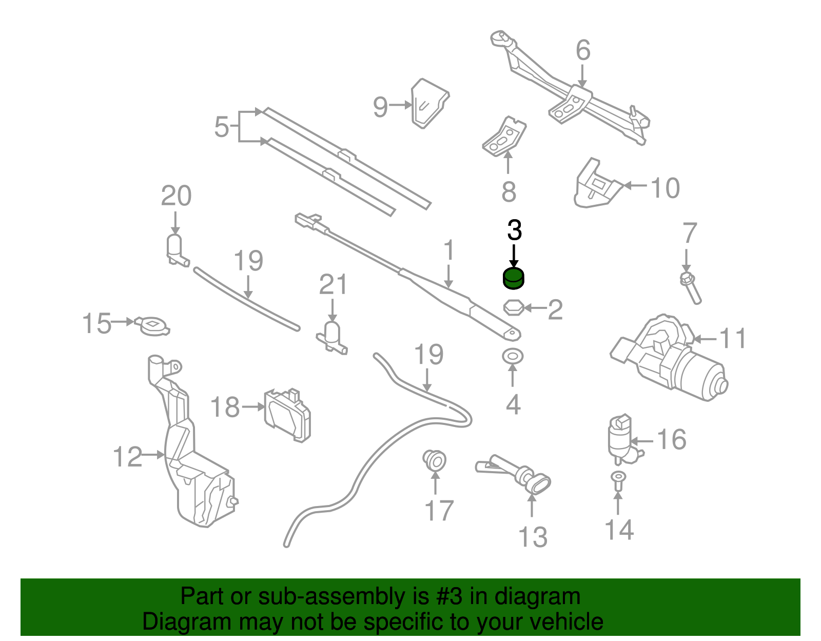 Cap, Wsw Arm Nut - GM (93178938)