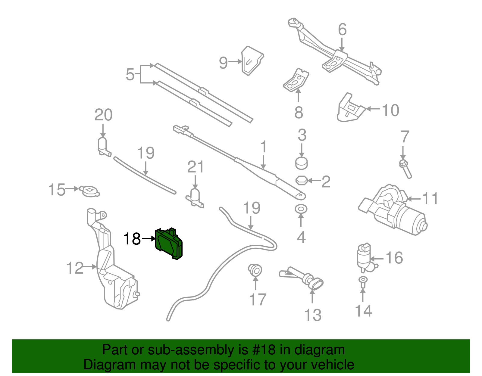 Sensor, W/S O/S Mstre - GM (93178787)