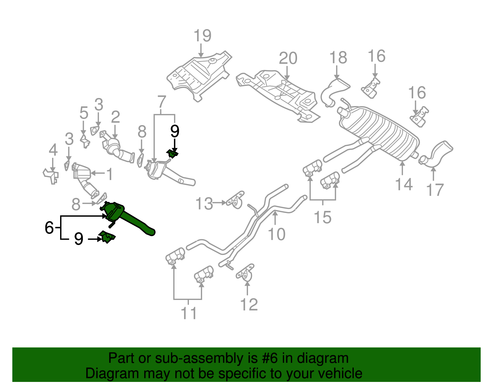 Diesel Particulate Filter - Volkswagen (7L6-254-450-RX)