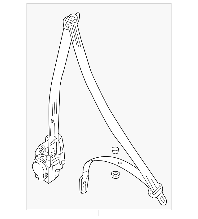 20172020 Audi Seat Belt Assembly 8W0857706PJXE Audi OEM Parts