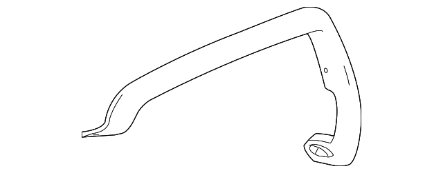 Passenger Side Front Fender Wheel Opening Molding - GM (15822885)