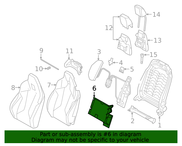 72750WAA02 Lumbar Support 20202023 Toyota GR Supra OEM Genuine