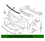 86357-B0000 - Filler Strip 2017-2018 Kia | Kia.Parts Store