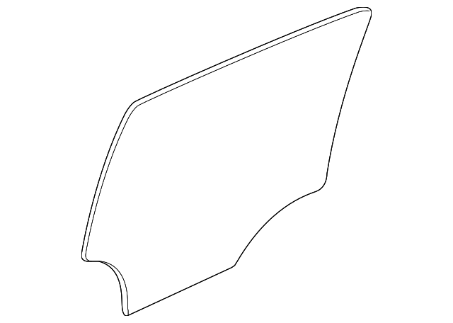 Rear Passenger Side Door Window - GM (84398665)