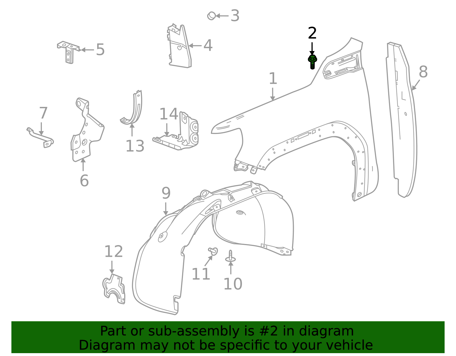 Multi-Purpose Bolt - GM (11546571)