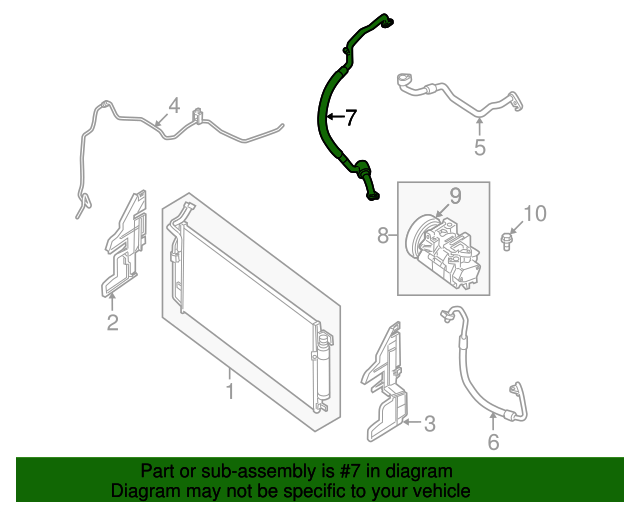 20072013 Nissan Altima 20072013 Nissan Altima AC Refrigiration Low