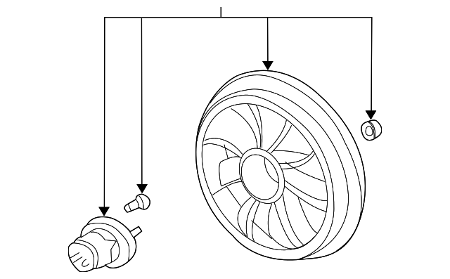 Fan Kit, Eng Elec Cool - GM (12463003)