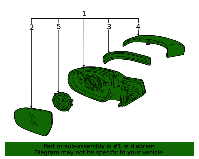 87620Q5150 Mirror Assembly 20212022 Kia Seltos Kia.Parts Store