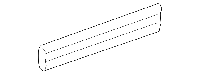 Driver Side Body Side Rear Lower Molding - GM (88937517)