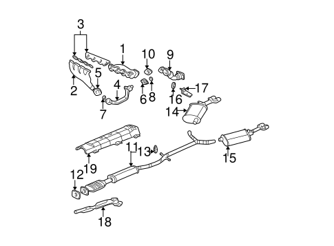 Exhaust Components For 2003 Cadillac Deville